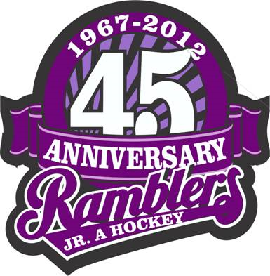 Amherst Ramblers 2011 Anniversary Logo iron on transfers for clothing